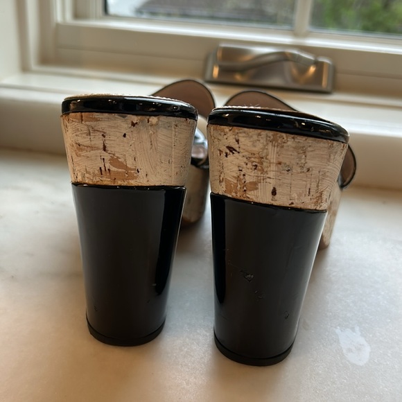Authentic/PRADA SHOES PLATFORM SLIDES - Picture 9 of 12